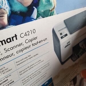 HP C4210 Color Scanner Copier - White and Gray